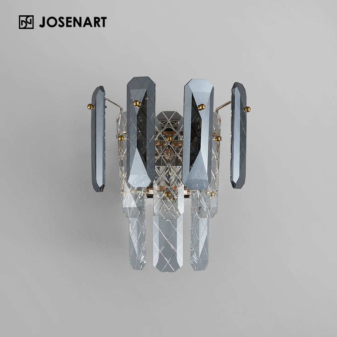 Frosted Ice Glass Sconce JOSENART Josenart