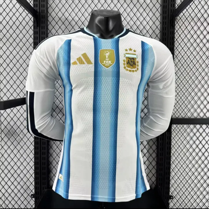2026 Argentina Home Long Sleeve - Player Edition