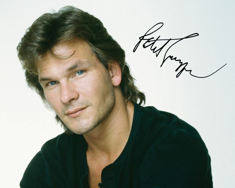 Patrick Swayze Autograph Signed Photo Poster painting Print