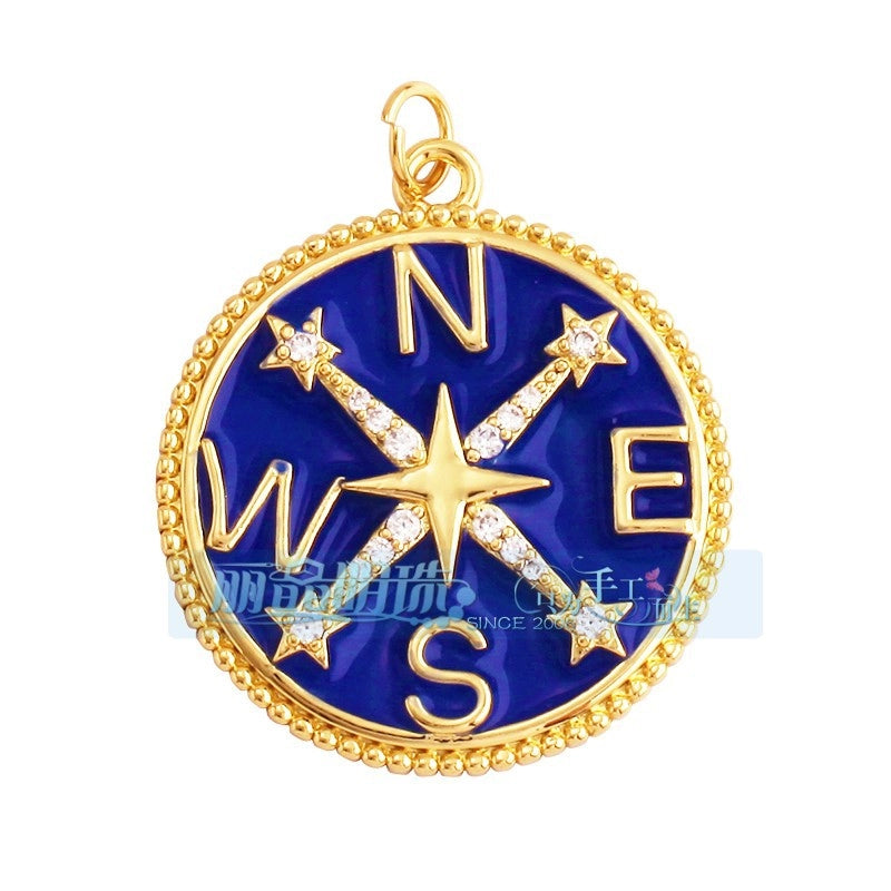 1 Piece 15 * 21mm 18 * 23mm 9*16mm Copper Zircon Sun Star Lightning Pendant Jewelry Accessories