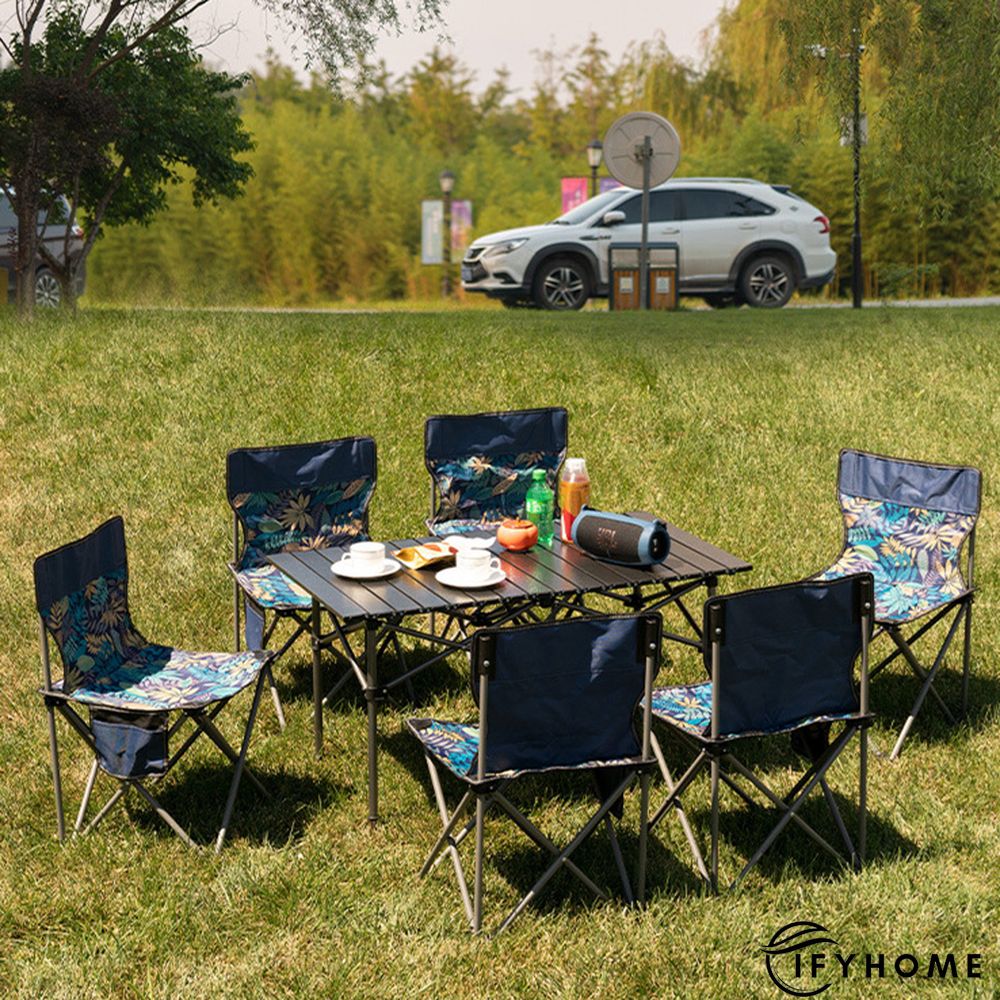 Outdoor Camping Folding Table Folding Chairs | IFYHOME
