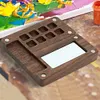 Wooden Empty Box Portable Palette Travel Paint (8 Grids)