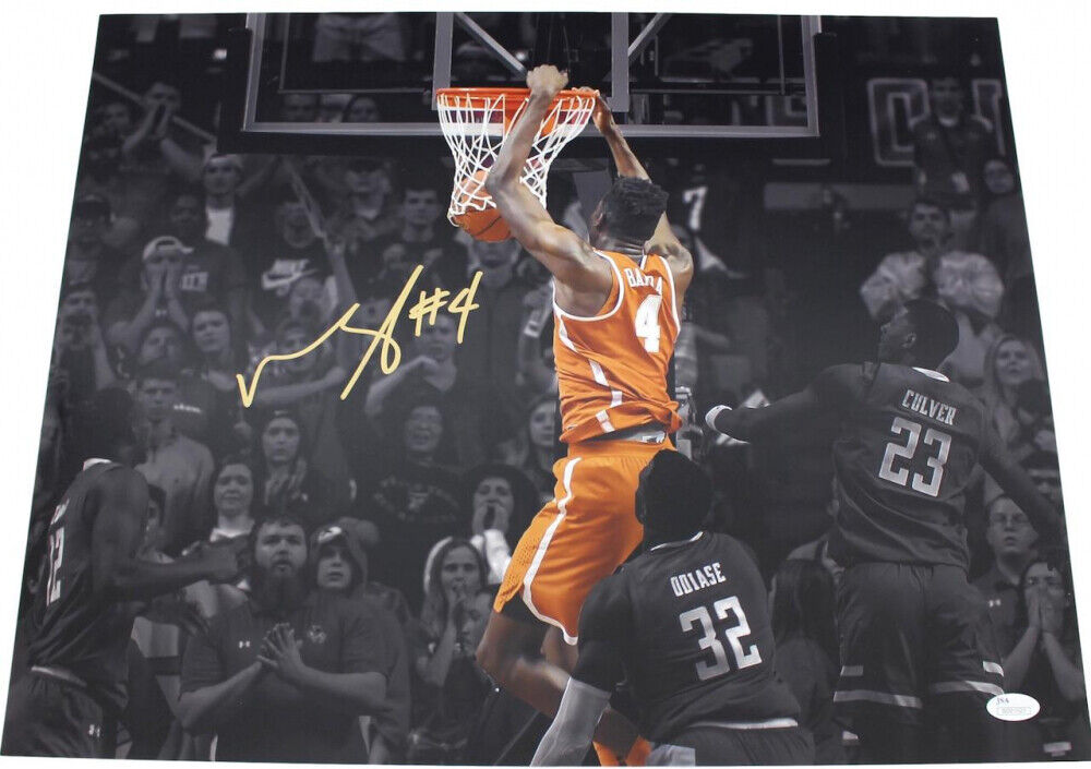 Mohamed Bamba Signed Texas Longhorns 16x20 Photo Poster painting Poster JSA SD COA Orlando Magic