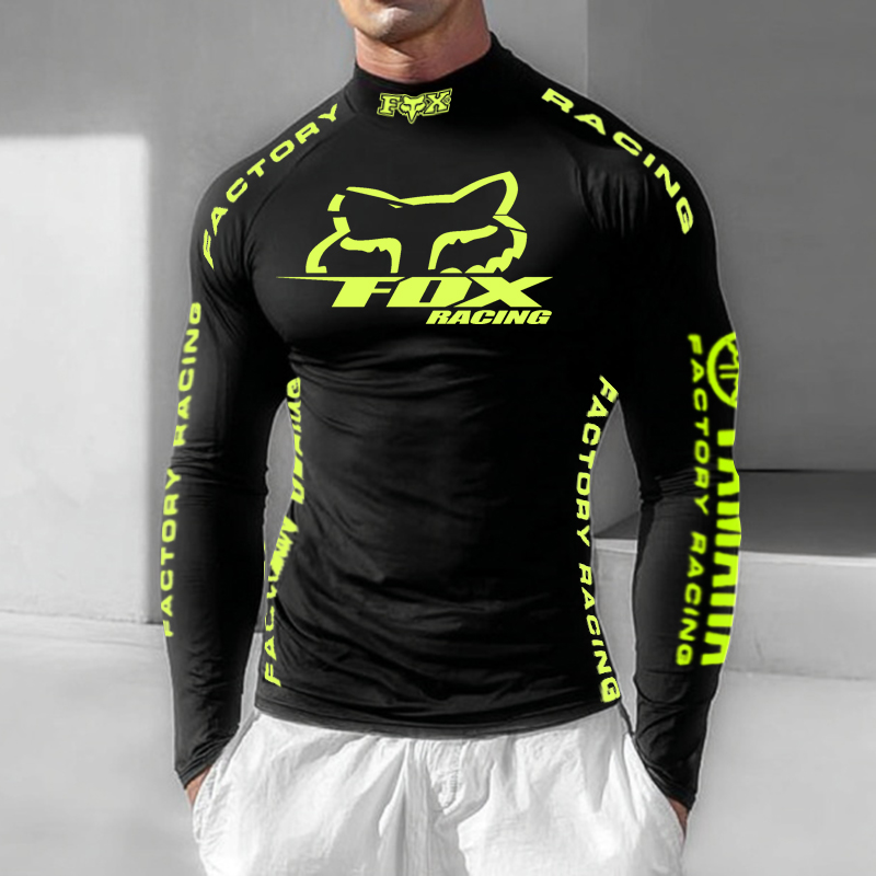  High-Performance Long Sleeve Compression Top for Active Athletes