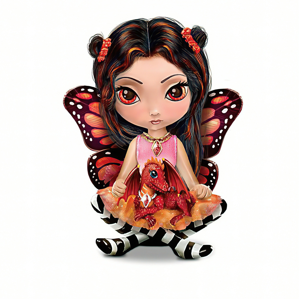 

Big Eyes Girl-Round Drill Diamond Painting-40*40CM, 501 Original