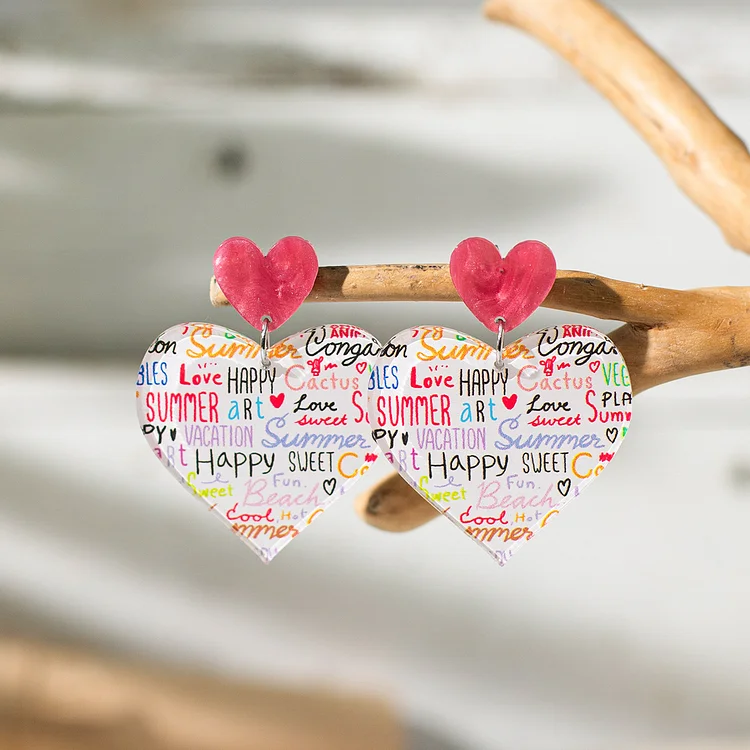 Valentine's Day Heart Earrings