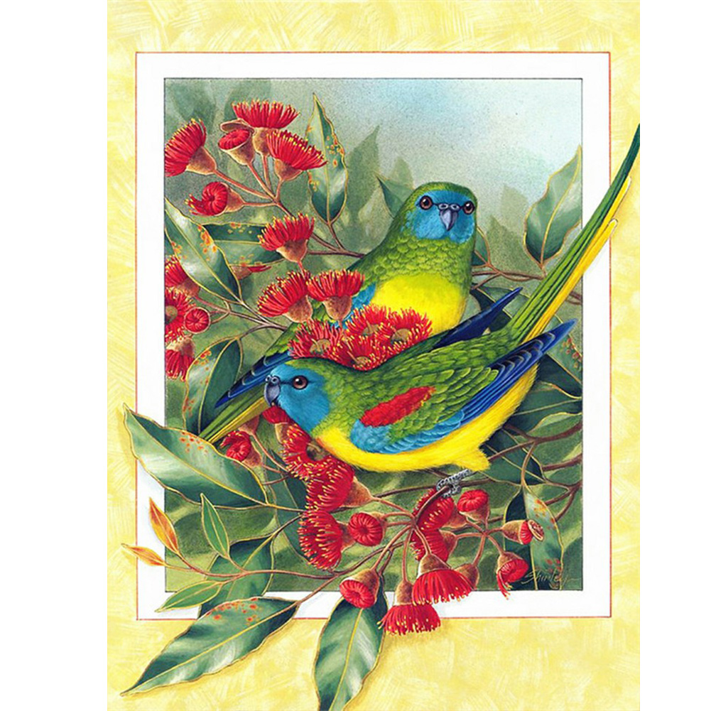 11CT Full Stamped/Counted Cross Stitch Birds (40*50CM)
