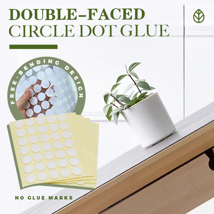 Double-faced Circle Dot Glue