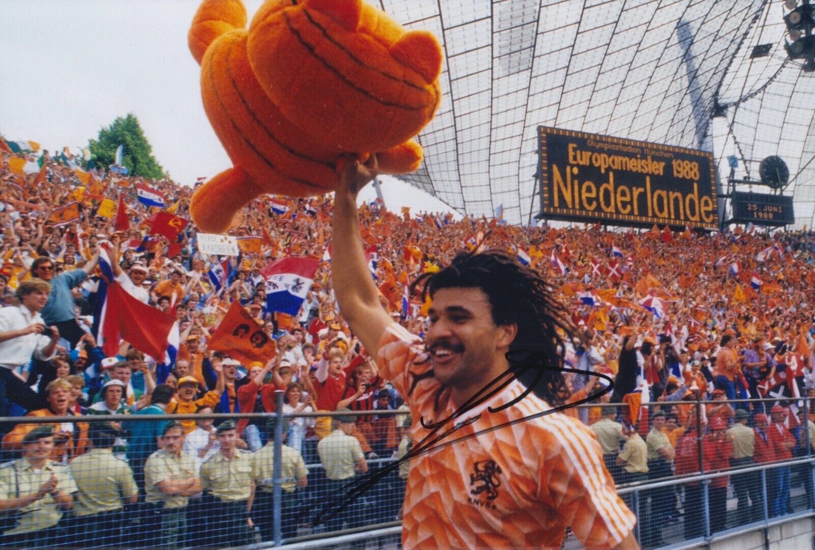 RUUD GULLIT HAND SIGNED 12X8 Photo Poster painting HOLLAND FOOTBALL AUTOGRAPH