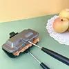 Baking Tray Double-sided Hot Dog Toaster Panini Press for Pancakes Omelets Toast