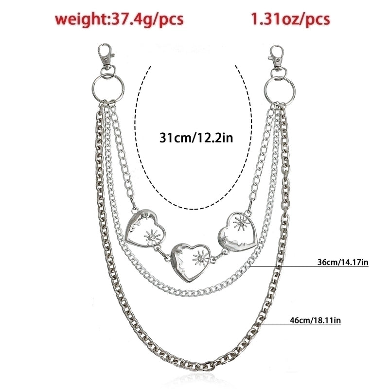 Minimalist Solid Color Metal Women’s Chain Belts