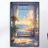 (40*60cm)Seaside Room - Full Round Drill Diamond Painting