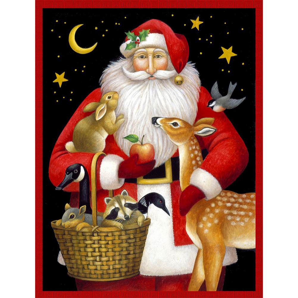 

Santa - Round Drill Diamond Painting - 30*40CM, 501 Original