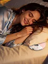 Under Pillow Speaker HiFi Sound White Noise Digital Display Long Battery Life Mini Sleeping BT Speaker for Side Sleepers Bedroom Travel