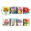 8pcs DIY Diamond Painting Greeting Cards Daily Mosaic Postcards Kits