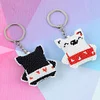 Bead Embroiderys - Black Pig Beaded Counted Cross Stitch Keychain Ornament Kit for Adults Beginners
