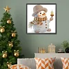 Diamond Painting-DIY Crystal Rhinestone Snowman