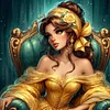Diamond Painting -DIY Full Square Drill Cartoon Princess(45*45CM)