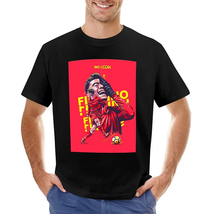 Roberto Firmino Inspired No Look Men's Soccer Culture Tee