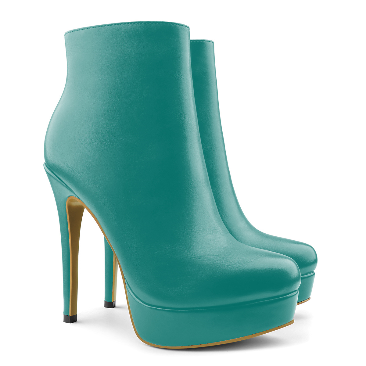 120mm Women's Platform Fashion Bianca Booty Heels-vocosishoes