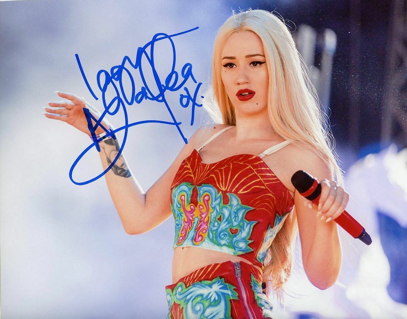 Iggy Azalea Autograph Signed Photo Poster painting Print 3