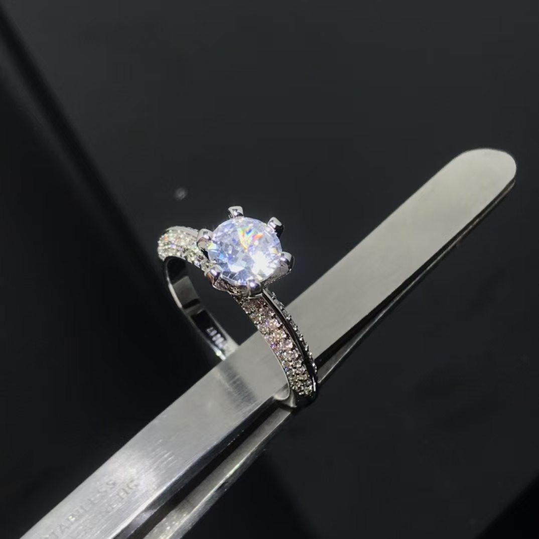 Buy replica Tiffany Classic Single Diamond Ring and replica jewelry from PICKS Jewelry