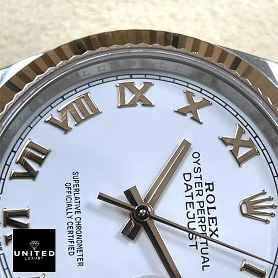 Rolex Datejust 36 White Roman Replica