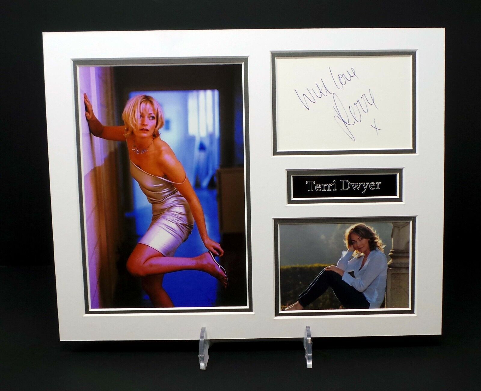 Terri DWYER Signed Mounted Photo Poster painting Display AFTAL RD COA 60 Minute Makeover Host