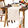 Easter Table Runner Seasonal Autumn Kitchen Dining Table Runner for Dining Room