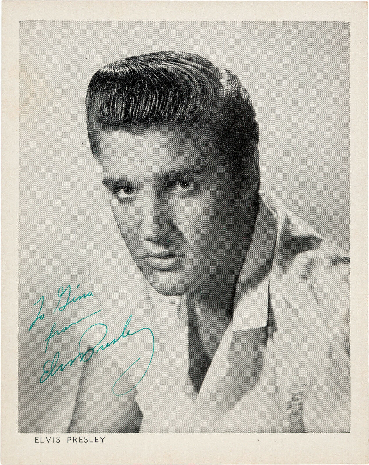 ELVIS PRESLEY Signed Photo Poster paintinggraph - Rock & Roll Singer / Vocalist - preprint