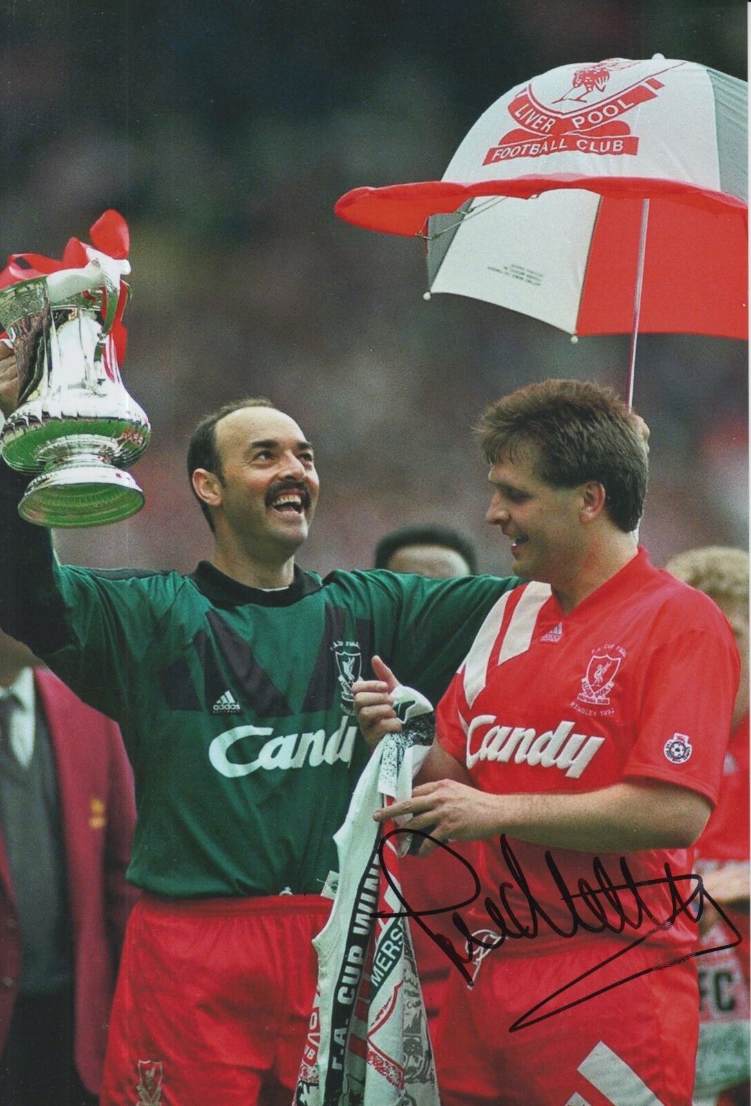 Jan Molby Hand Signed Liverpool 12x8 Photo Poster painting 3.