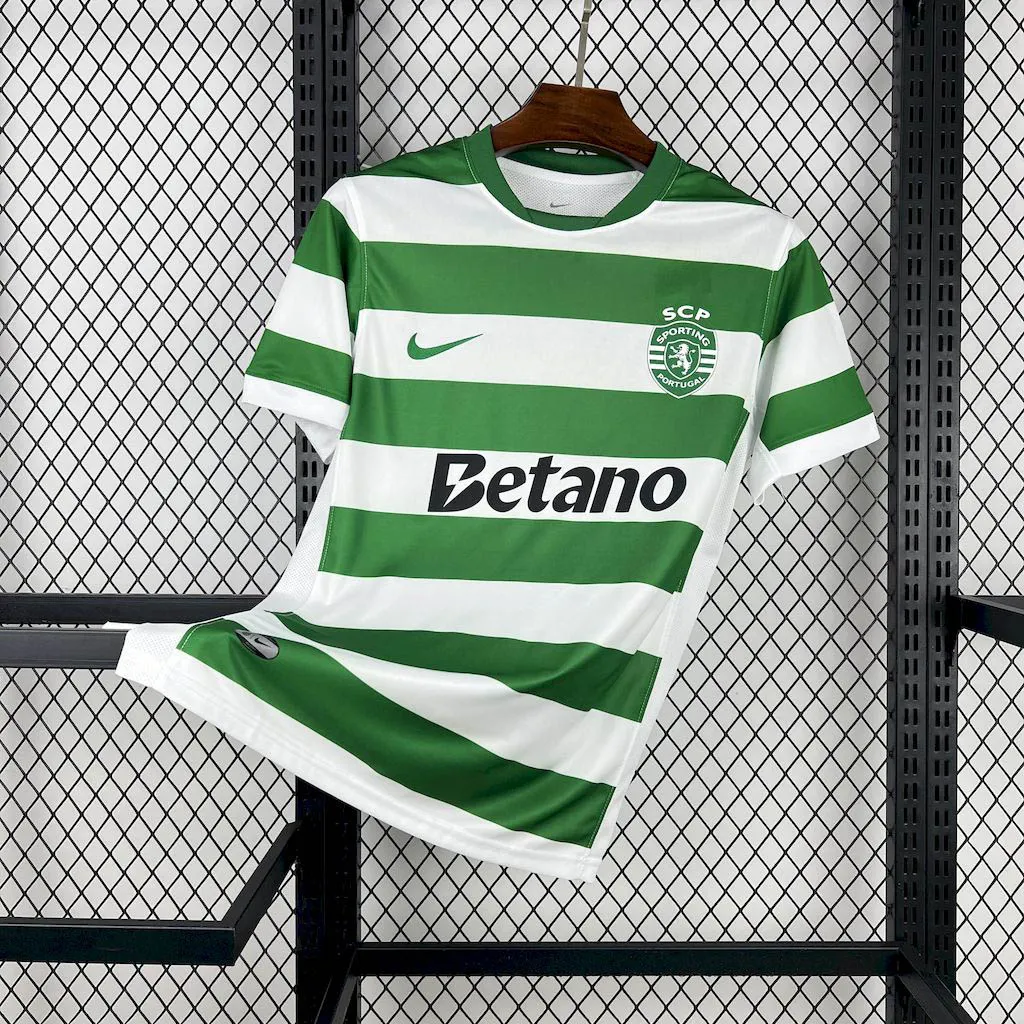 2025-2026 Sporting CP Home Football Shirt 1:1 Thai Quality- Maxi Kit
