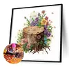 uk.everydayedeals (Limited Stock)Diamond Painting - Crystal Rhinestone - Stump Flower