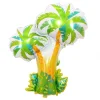 20PCS Summer Vibes Flamingo Coconut Tree Palm Leaf Aluminum Film Party Decoration Balloons 
