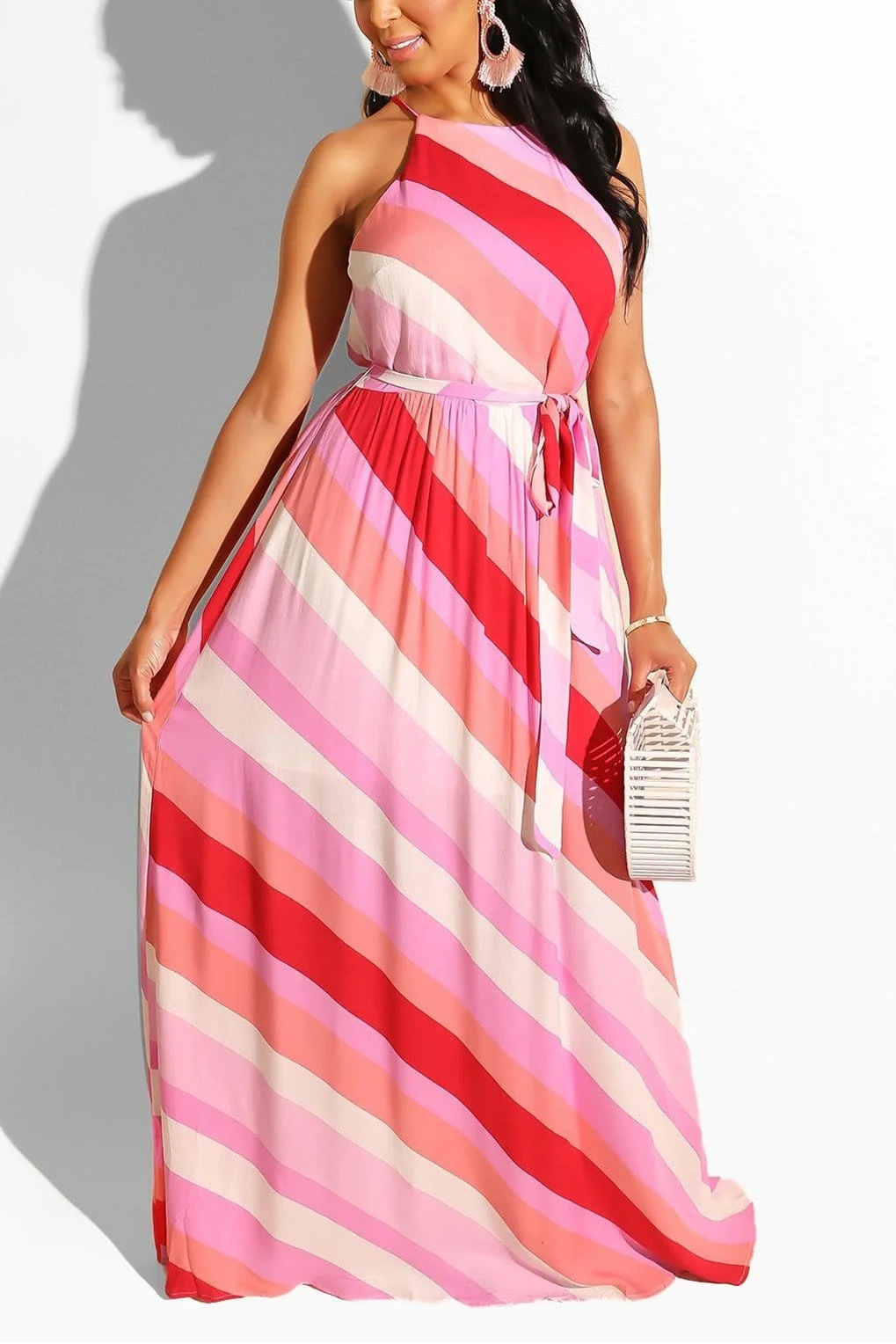 Fashion Casual Sleeveless Print  Dress