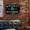 Whisky - Panneaux en &eacute;tain m&eacute;tallique(20*30cm/30*40cm)