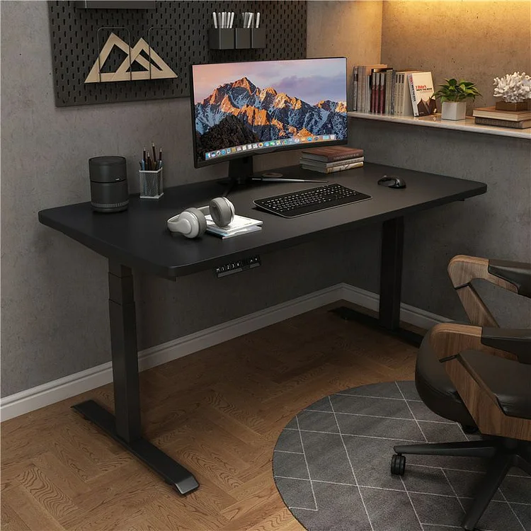 Adjustable Height Modern Office Desk 