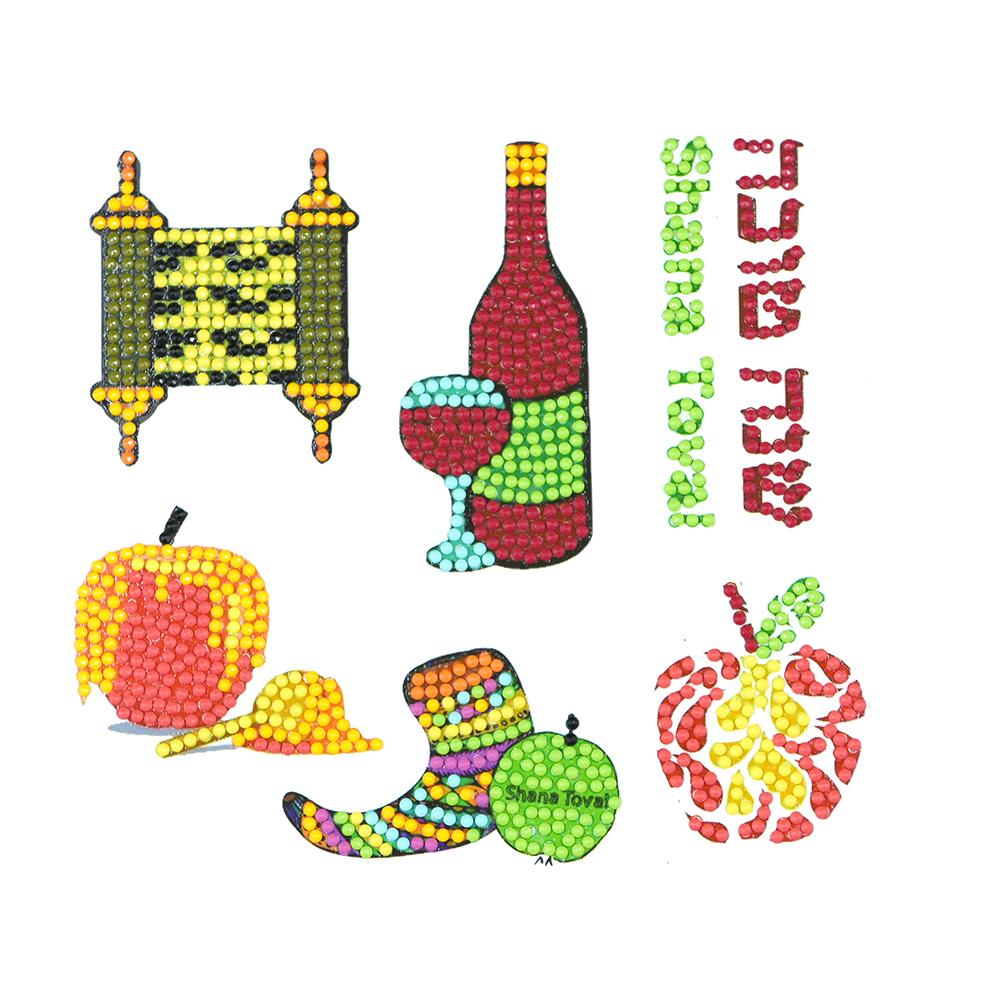 

6pcs Apple Wine- 5D DIY Craft-Sticker, 501 Original
