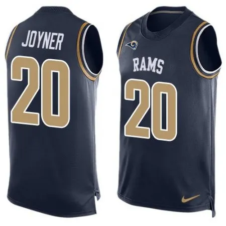 Rams #20 Lamarcus Joyner Navy Blue Team Color Men's Stitched NFL Limited Tank Top Jersey