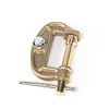 Electrode Clamp High Power Brass Ground Welding Earth Clamp G-shaped Ground Cabl