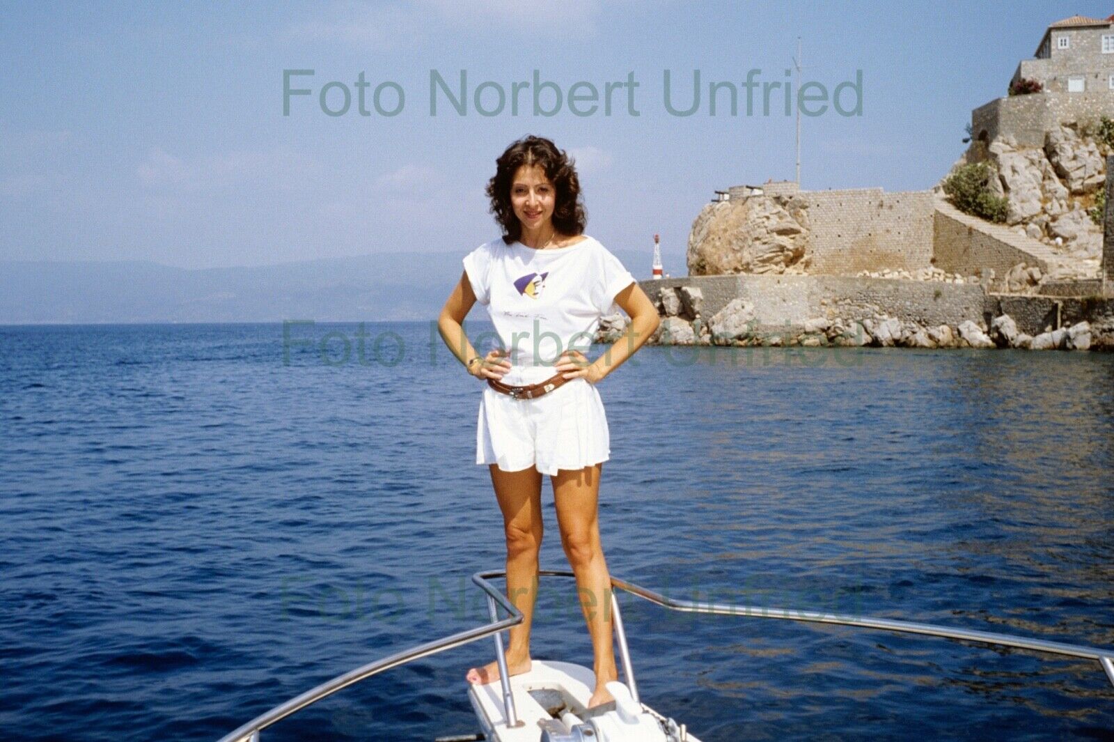 Vicky Leandros in Griechenland - Foto 20 x 30 cm ohne Autogramm (Nr 2-235
