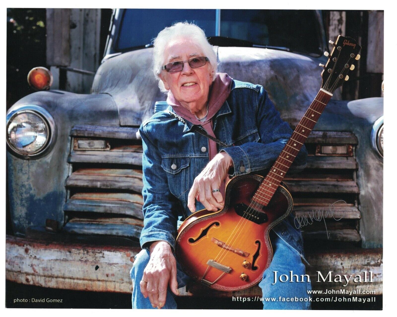 John Mayall Signed Autographed 8 x 10 Photo Poster painting Guitarist Singer A