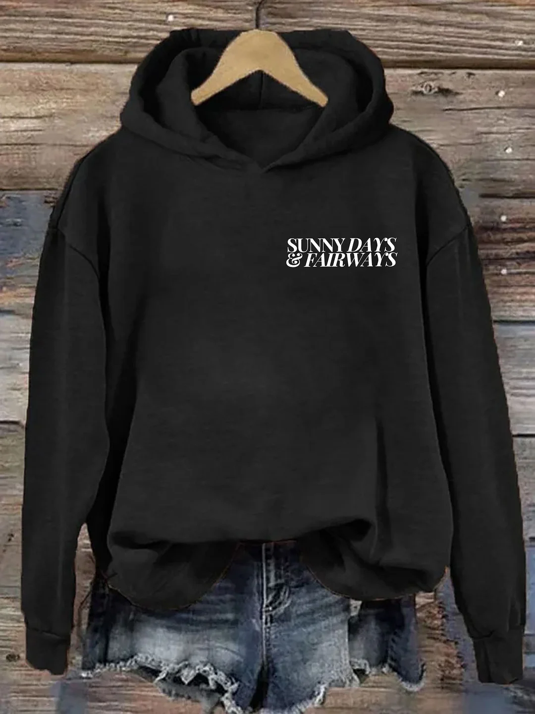 Sunny Days And Fairways Golf Hoodie
