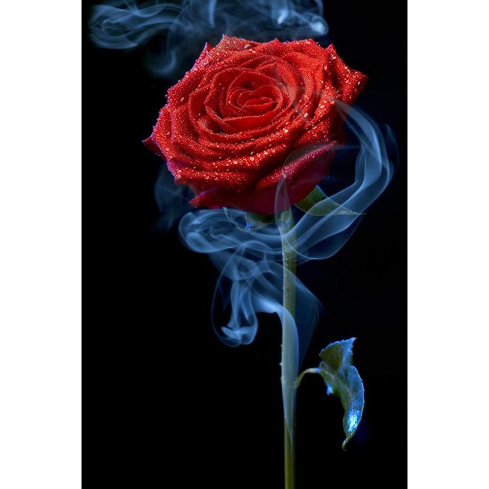 

Rose in the Mist - Round Drill Diamond Painting - 40*60CM (Big Size), 501 Original