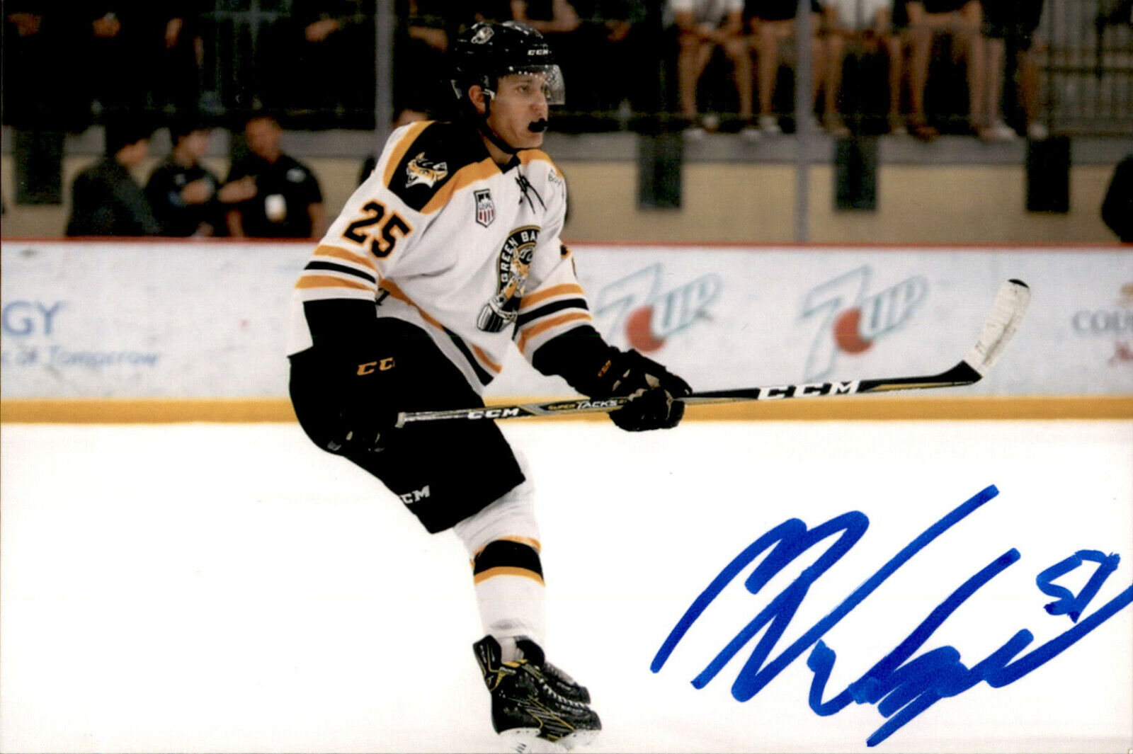 Michael Vukojevic SIGNED 4X6 Photo Poster painting GREEN BAY GAMBLERS / NEW JERSEY DEVILS #2