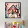 Xmas House-11CT Stamped Cross Stitch 50*50cm