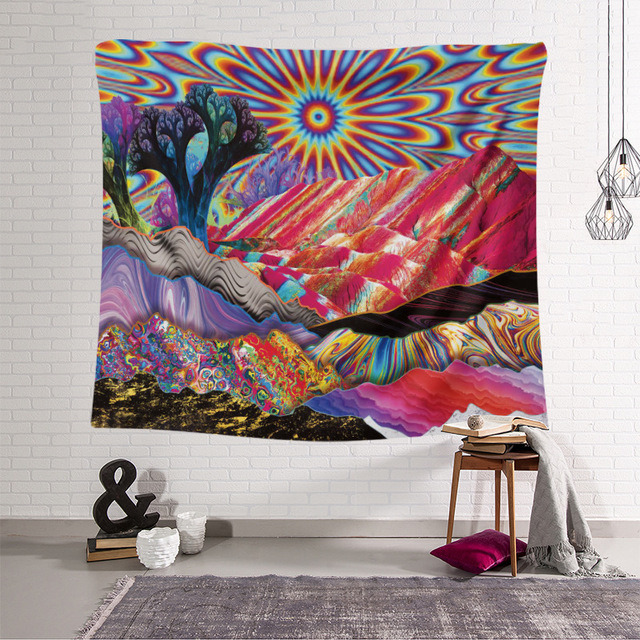 

Psychedelic Landscape - Tapestry, 100*75cm, 501 Original