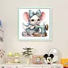 Sewing Mouse-11CT Stamped Cross Stitch 40*40cm/15.75*15.75in tapestrymarket