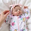 20" Super Cute Handmade Lifelike Brown Hair Silicone Vinyl Reborn Girl Juppa - RBBI-Myrebornbabydoll&reg; Myrebornbabydoll&reg;