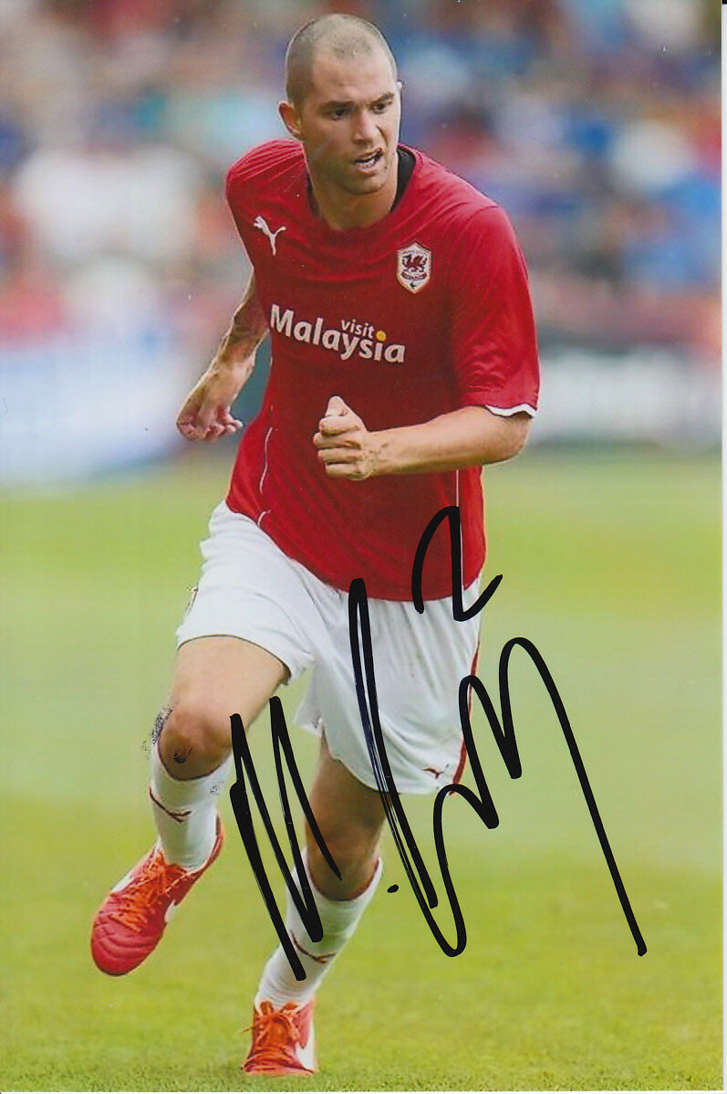 CARDIFF CITY HAND SIGNED MATTHEW CONNOLLY 6X4 Photo Poster painting 1.